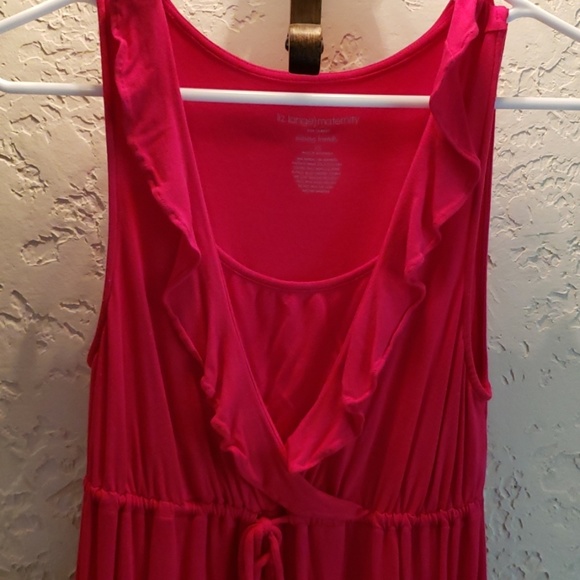 Color Block Nursing and Maternity Dress - Picture 2 of 3